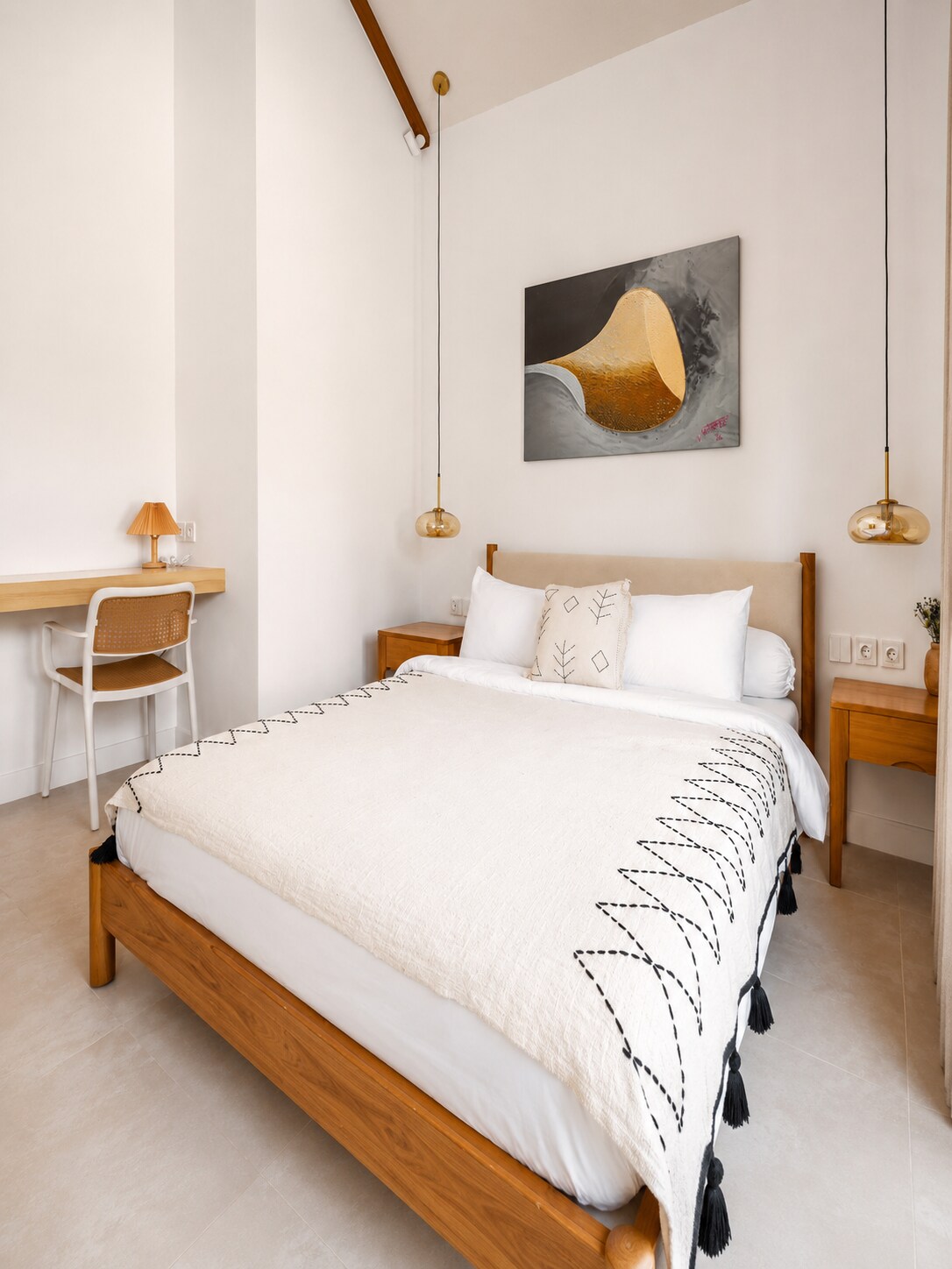 Modern 2BR Pool Townhouse in Sanur — Bedroom 1 photo 2