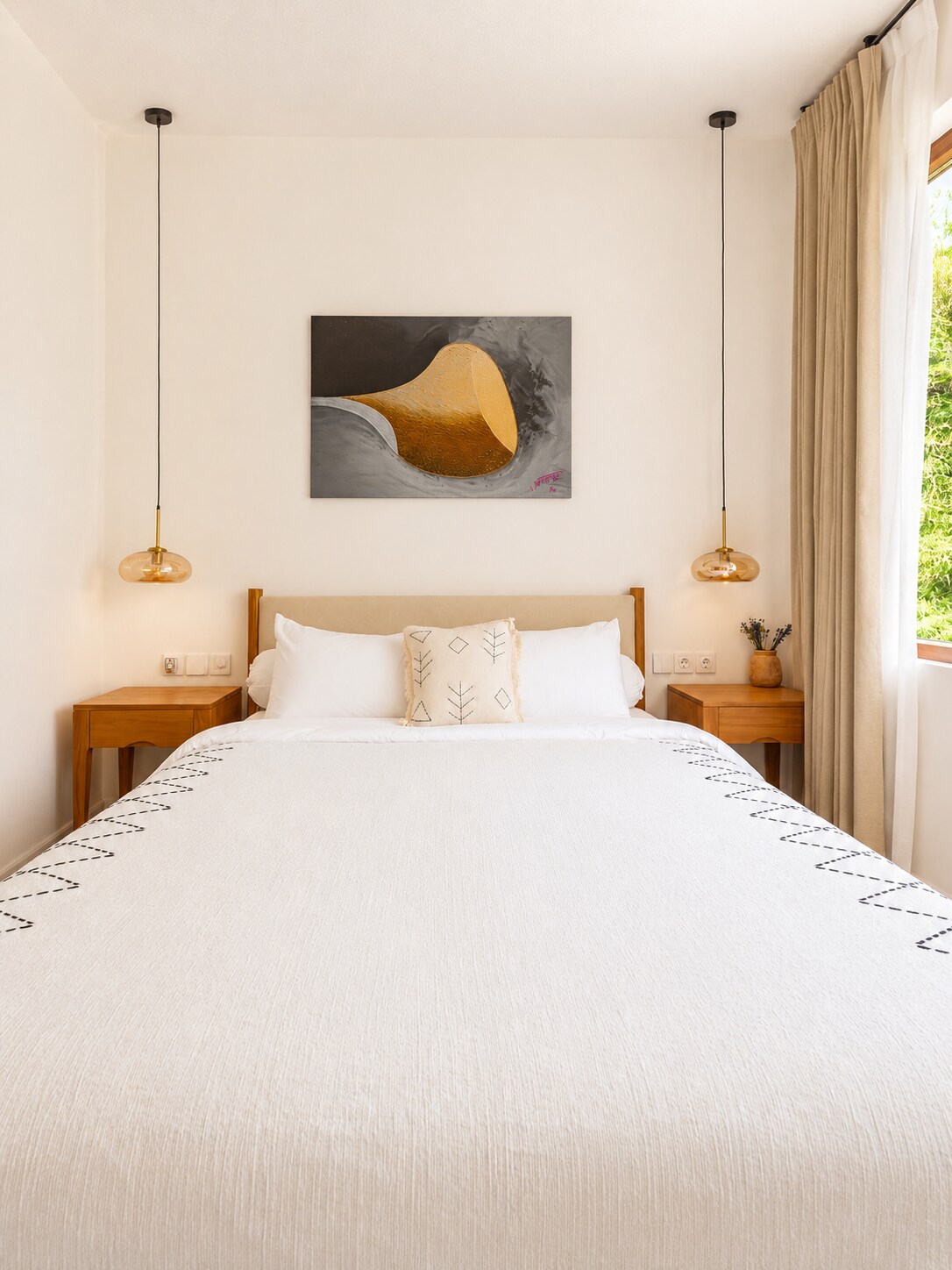 Modern 2BR Pool Townhouse in Sanur — Bedroom 1 photo 3