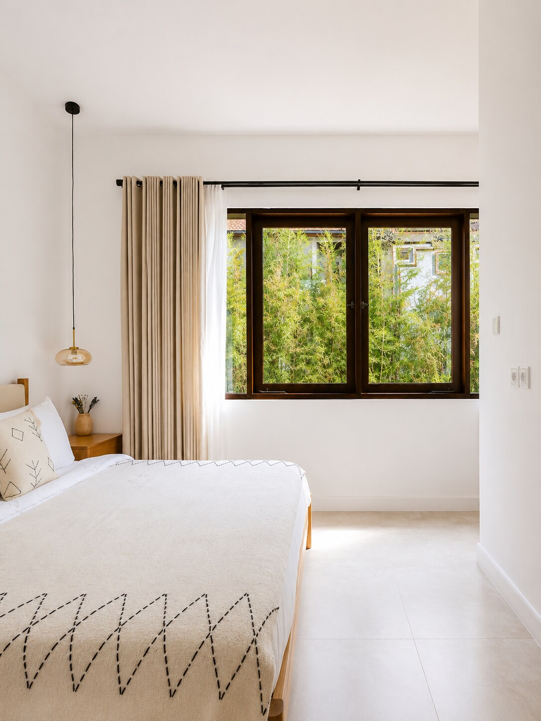 Modern 2BR Pool Townhouse in Sanur — Bedroom 1 photo 4