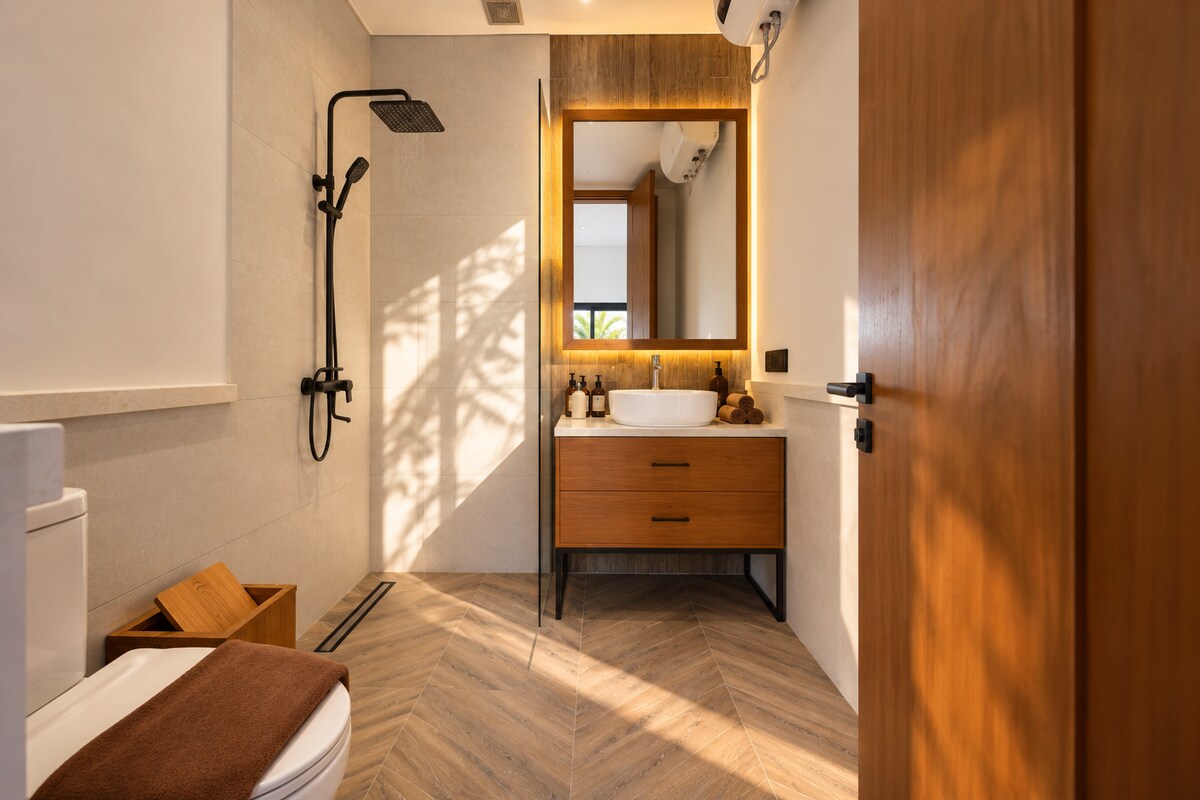 2BR Apartment with Private Terrace in Sanur