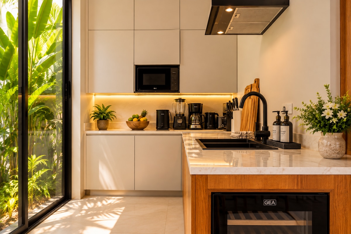 Sun-Lit 3BR Pool Villa in Sanur