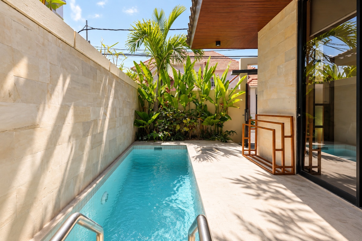 Elegant 3BR Pool Villa with Garden in Sanur
