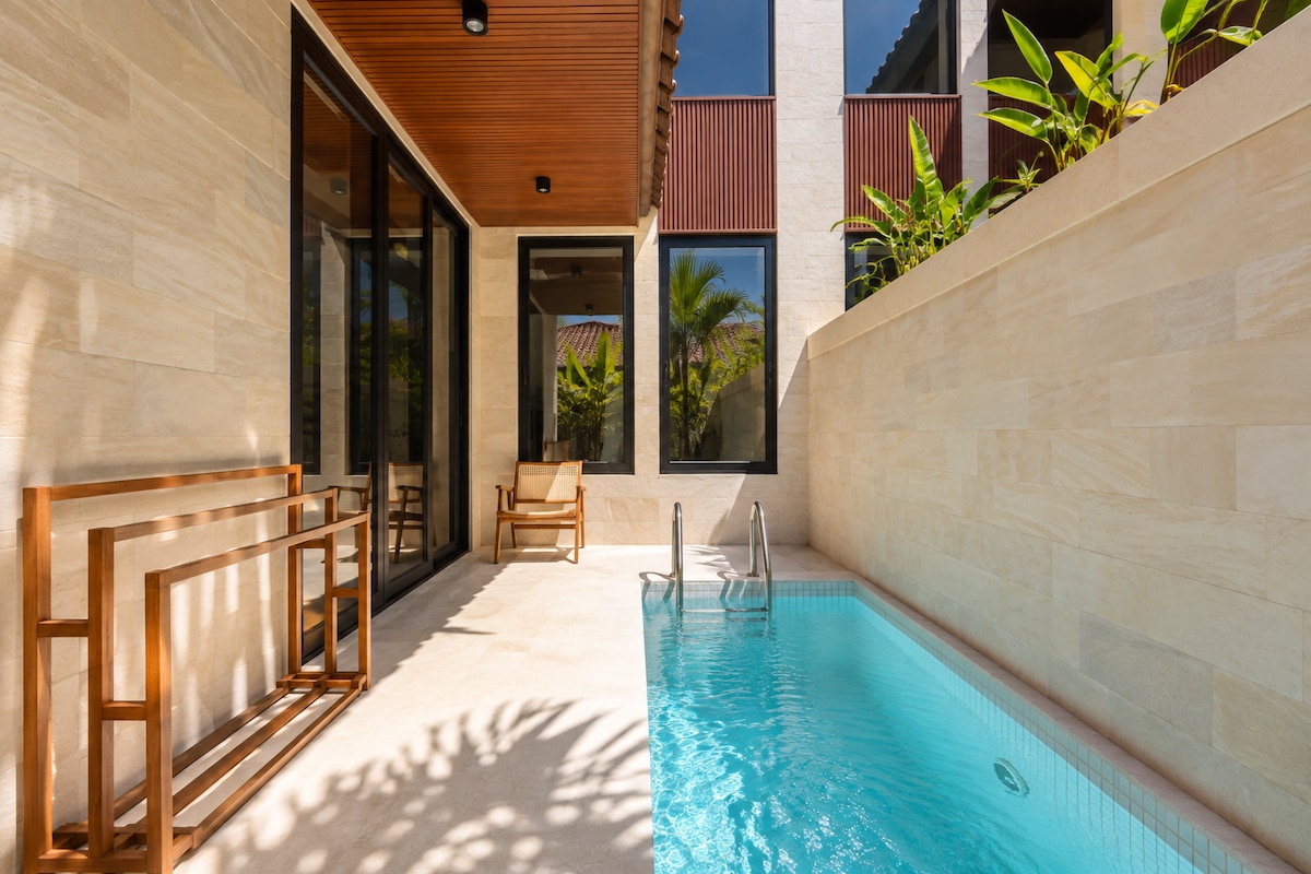 Elegant 3BR Pool Villa with Garden in Sanur